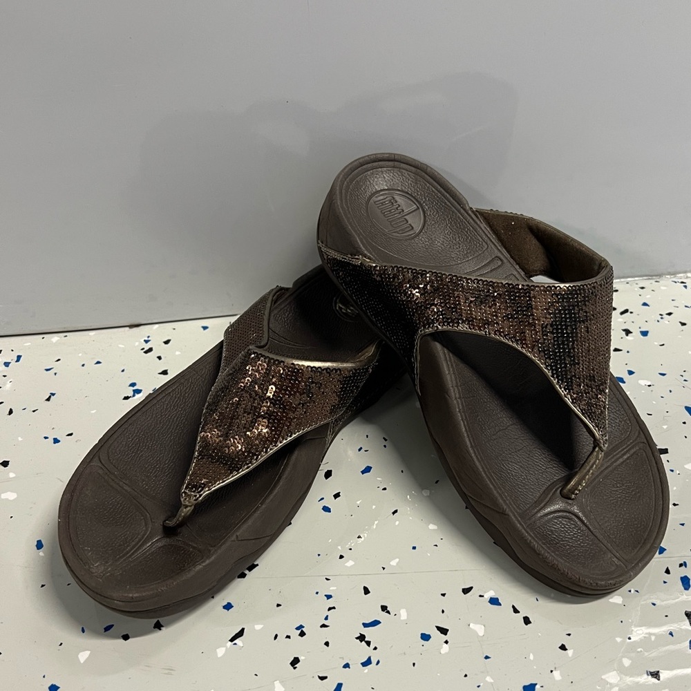 Copper Fit Flops Size 8